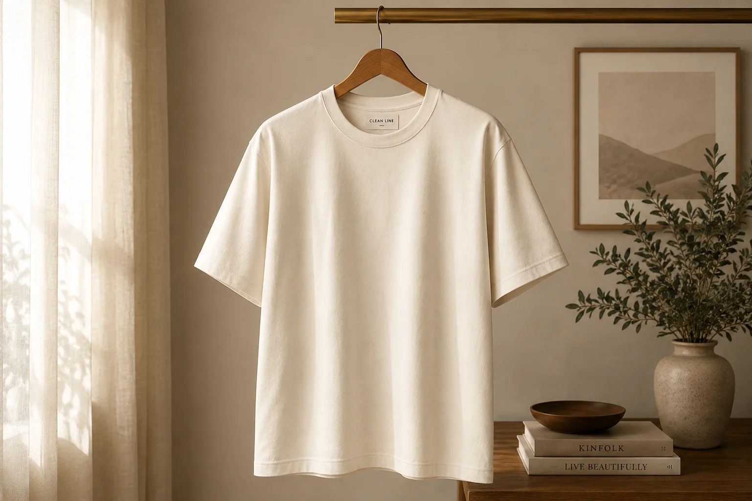 Curated wardrobe of shirts, knitwear and shoes