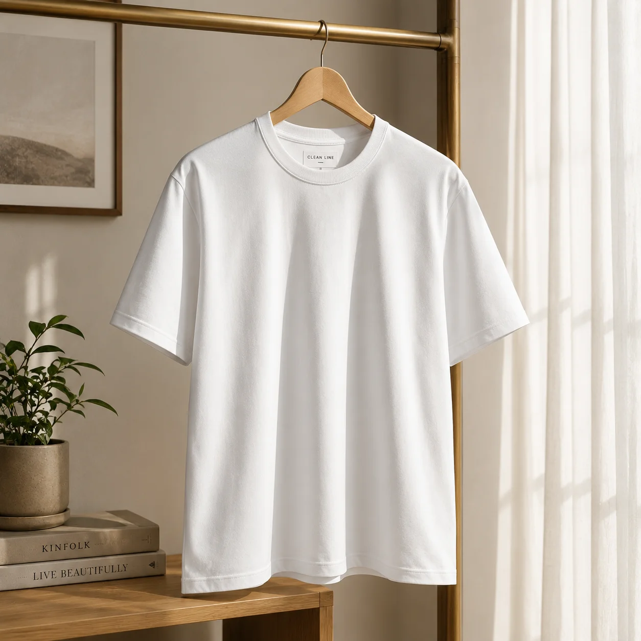 Clean-Line Heavyweight Tee