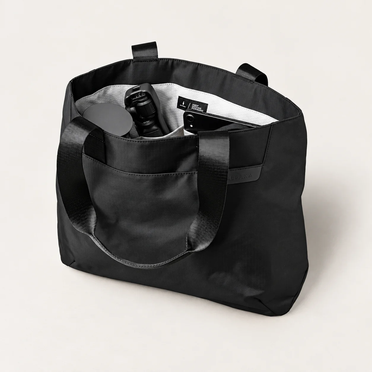 ALPAKA Elements Tote — Black | Axoflux 210D