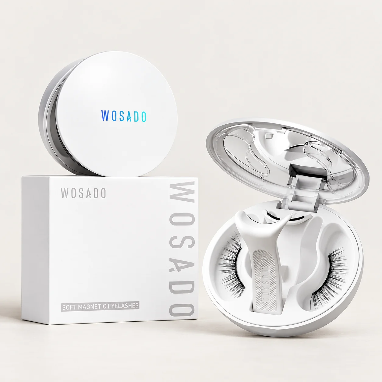 WOSADO No. 01 Natural Black 2.0 Magnetic False Eyelashes