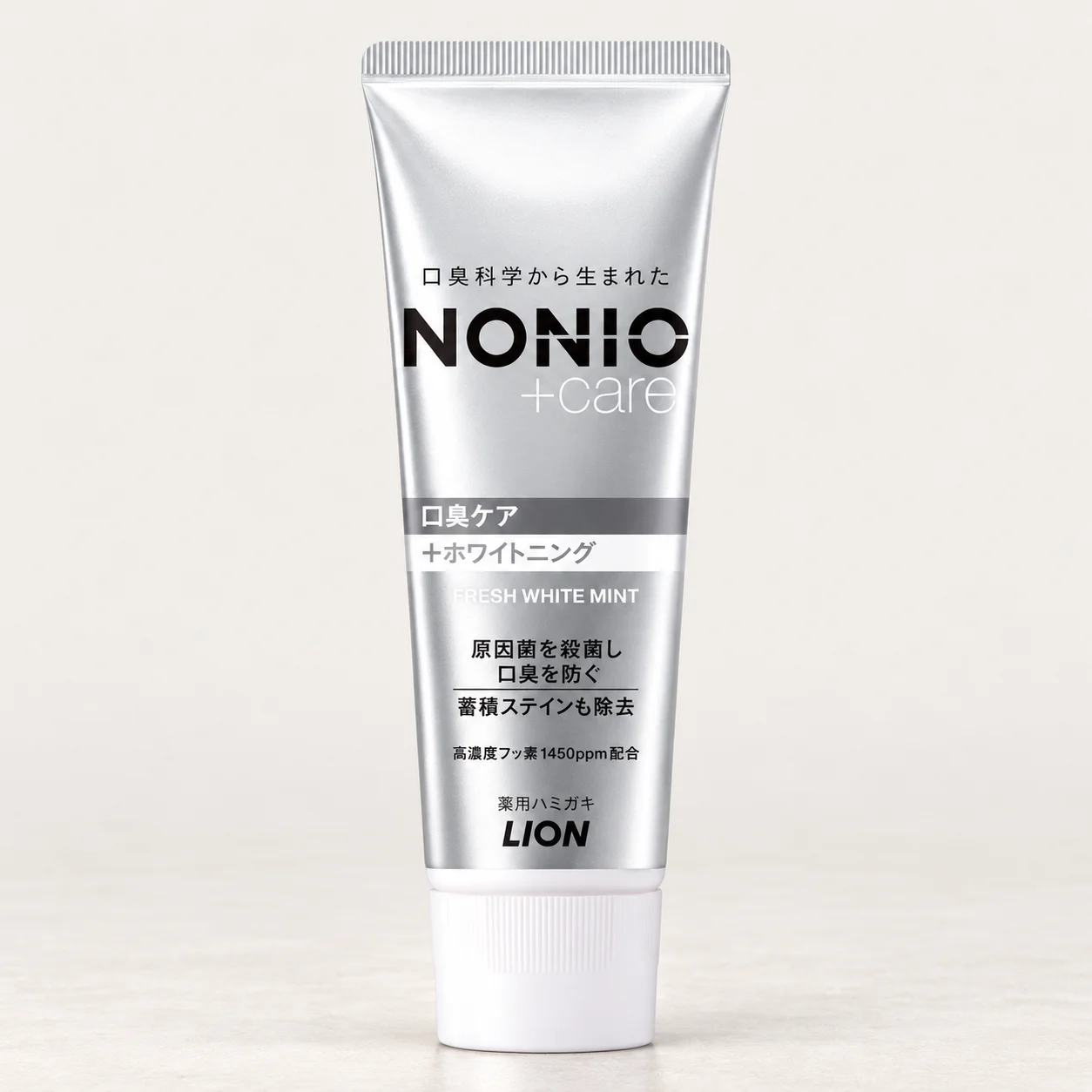 LION NONIO Plus Whitening Toothpaste Fresh White Mint 130 g